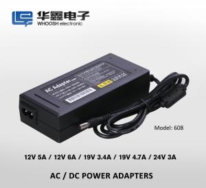 China 2 Pins 72W 6A universal 12V dC power adapter For LED strip lights factory