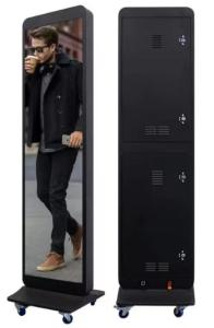 China Iron Shell Smart LED Poster Screen 640*1600 P4 Outdoor 3840hz factory