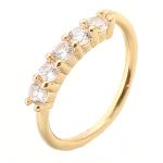 Shellhard Trendy 5 Crystals Nose Ring Vintage Rhinestone Stainless Steel Nose