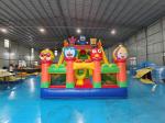 Tarpaulin Inflatable Water Slides Cartoon Themed Kids Water Jumping Castle