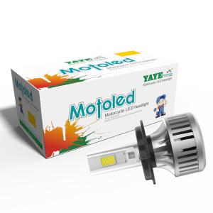 China 4500LM Brightest Motorcycle Headlight Bulb IP67 H4 High Low Beam factory