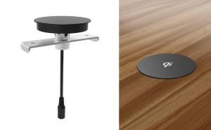 China 9V Desk Embedded Wireless Charger Pad Overcurrent Protection factory