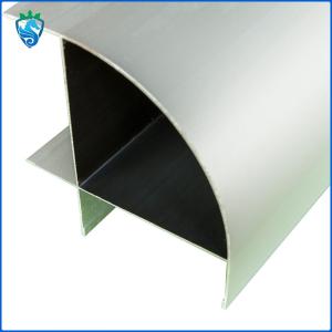 China Cylindrical Aluminum Handrail Profiles 6063 Aluminum Alloy Profile Extruded Outer Arc factory