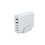 110w Type C PD 5 Port Desktop USB Charger , Multi Port USB Fast Charger