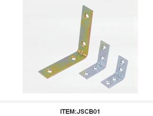 China Rust Resistant Iron Small Metal Corner Brackets L Shaped Corner Brace ZP BP Finished factory