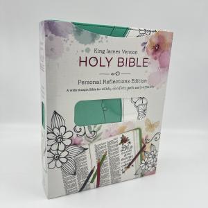 China A5 Customized Custom Bible Printing 1C 2C Inside Color Holy Bible Book Printing factory