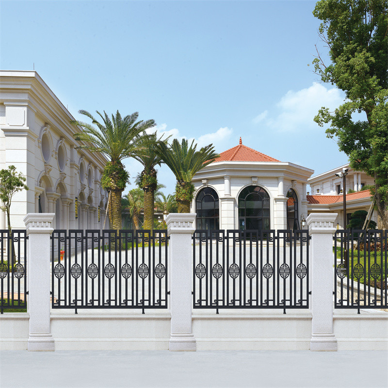 Powdercoated Aluminum Porch Railing Fence For Security And Decoration ODM