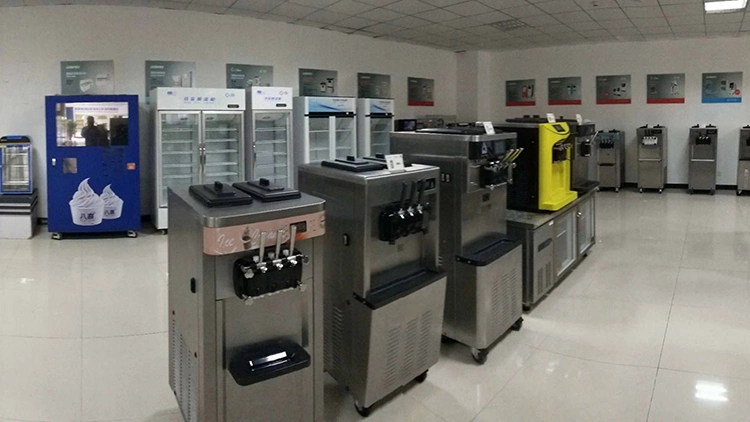 Bt-P25 Ice Cream Machine Table Top Ice Cream Freezer Gelato Push Cart