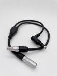 Black 4 Pin Lemo Cable To Fischer 4 Pin 7 Pin For BNVD AVINS Night Vision