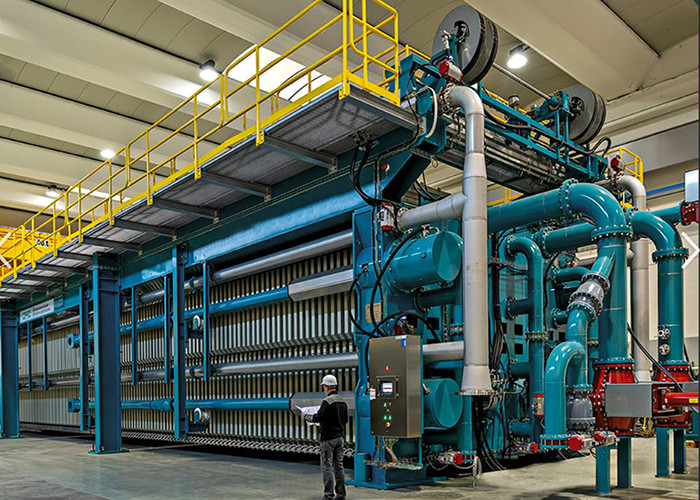 Waste Water Treatment High Efficient Press Machine Mild Steel Frame