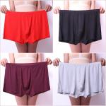 Mens Breathable Boxer Shorts Briefs Plus Size Middle Aged Elderly Cotton Soft