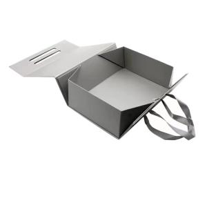 Rectangular Folding Cardboard Giftbox Hamper Magnetic Closure In Bulk