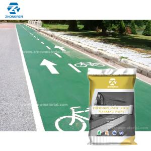 Customised White Thermoplastic Paint Yellow Reflective Road Paint Fade