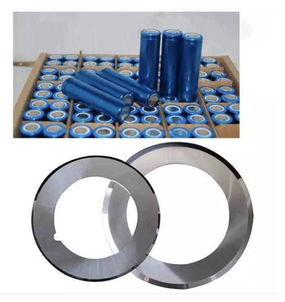 Tungsten Carbide Circular Slitting Knife For Cutting Lithium Battery Electrode