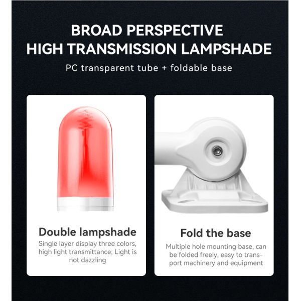 IP54 Machine Stack Light Corrosion Proof 95dB High Brightness Adjustable