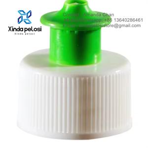 China Custom Detergent Push-Pull Cap PP Screw Cap With Liner on sale