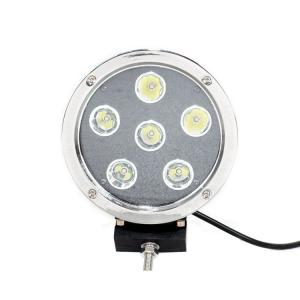 China High Intensity 5.5'' Black Round Led Fog Driving Lights 9 - 36v 60W Waterproof IP68 factory