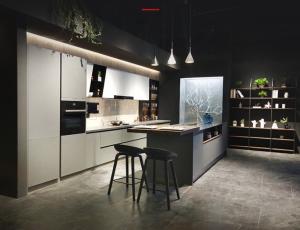 China Nordic SGS Industrial Style Stainless Steel Cabinets modern house cabinets 2.10m factory