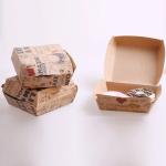 Customized Logo Eco Friendly Food Packaging For Taking Out Hamburg