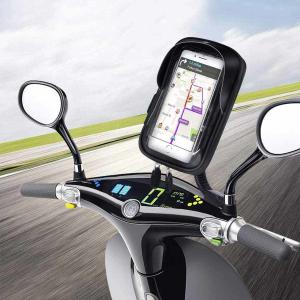 China Universal Silicone Motorbike Phone Mounts 6 Inch Motorcycle Gps Holder factory