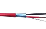 12 AWG 2 Cores Shielded Fire Alarm Cable Solid Copper Conductor FPL-CL2 PVC