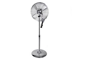 China Round Base 120 Volt 16 Inch Metal Blade Oscillating Fan With Switch Control factory