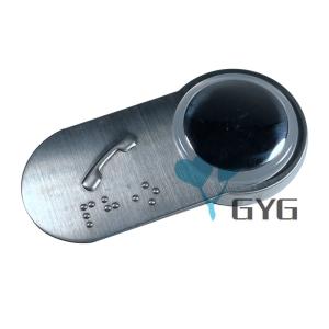 China DC12V/24V MECHANICAL ELEVATOR CALL BUTTON PANEL WITH BRAILLE 30.5mm factory