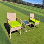 Handmade Rattan Woven Coffee Table Chair For Outdoor Dining And Relaxing Table