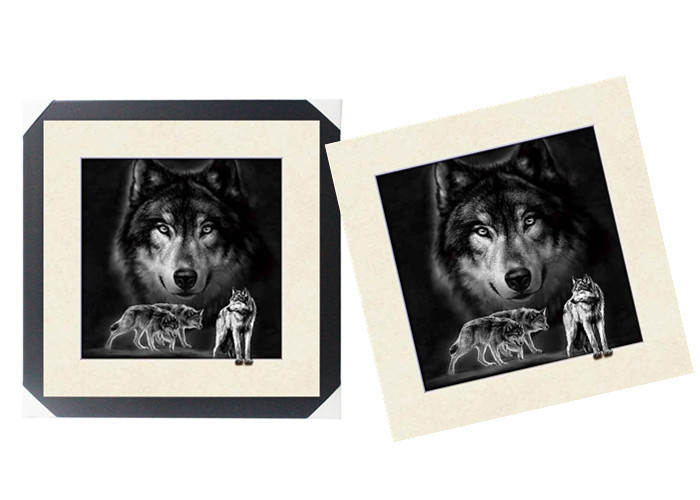SGS 3d Lenticular Picture With PS Frame 0.6mm Pet Thickness 5d Photos