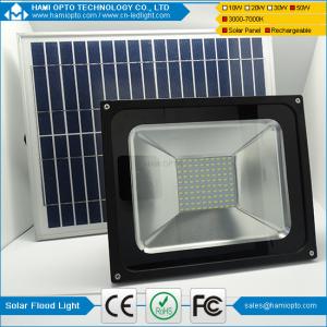 China Waterproof Outdoor 3.7V 12000mah Solar Powered 50W LED Flood lamp With Remote Control factory