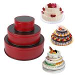 Nonstick Leakproof 3pcs(4”/7”/9”) Springform Pan set, Cake Pan Bakeware