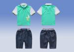 Quick Dry School Uniform Short Soft Feeling Anti - Wrinkle For Kindergarten Kids