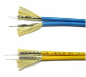 China OM1 OM2 OM3 OM4 Zipcord Duplex Armored Cable G652D G655 G657 factory