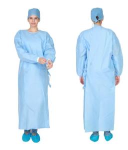 China Medical Surgical Disposable Lab Coats , Disposable Protective Wear Uniform Full Body factory