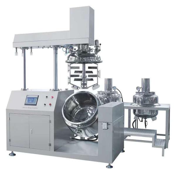 Cosmetic Lotion Cream Paste Homogenizer Vacuum Homogenizing Emulsifier Mixer