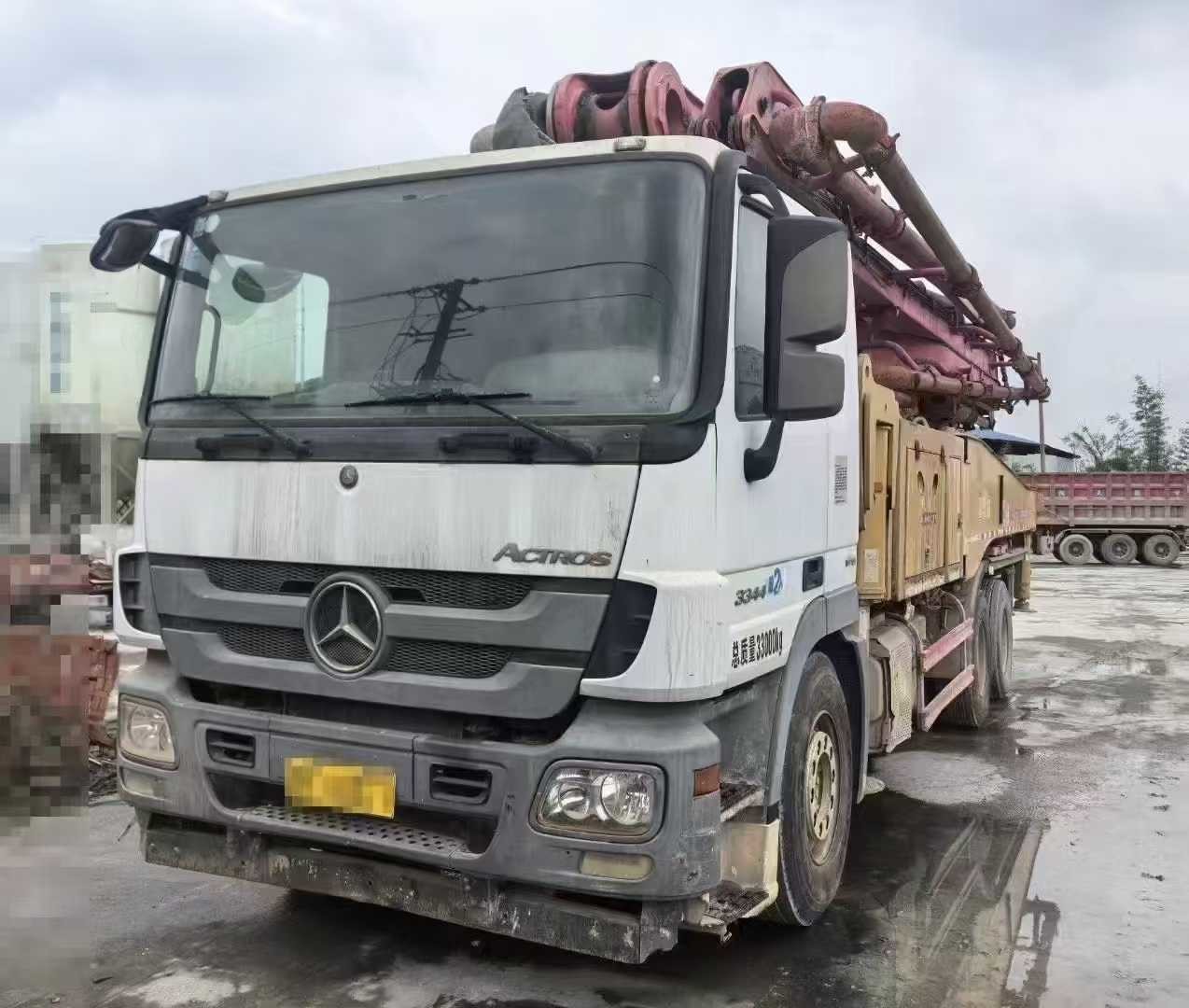 2018 Sany Heavy Industry 47m concrete pump truck installed with Mercedes-Benz chassis engineering machinery