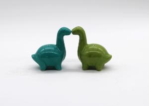 China Modern Tableware Ceramic Salt And Pepper Shakers / Dinosaur Salt And Pepper Shakers factory