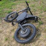 110 km/H Full Suspension Mountain Bike , 72V12000W Powerful Electric Bike
