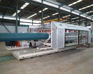 China Plastic DWC Pipe Manufacturing Machine Production Line For ID90 - OD630mm Pipe factory