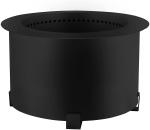 Carbon Steel 21.5 Inch Portable Smoke Free Fire Pit For Picnic Camping Backyard
