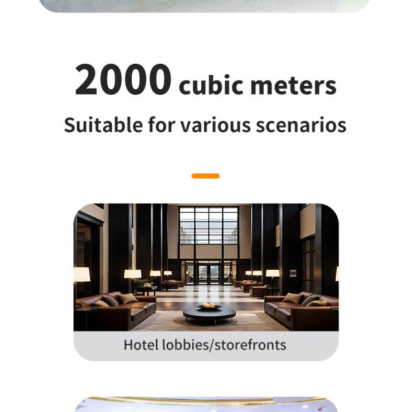 Wall Mounted Large Space Aroma Diffuser Machine 2000cbm Coverage Remote Control