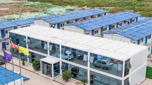 China Zontop Detachable Portable Storage Luxury Prefabricate Living Shipping Modular 20ft Prefab Bolt Container House factory
