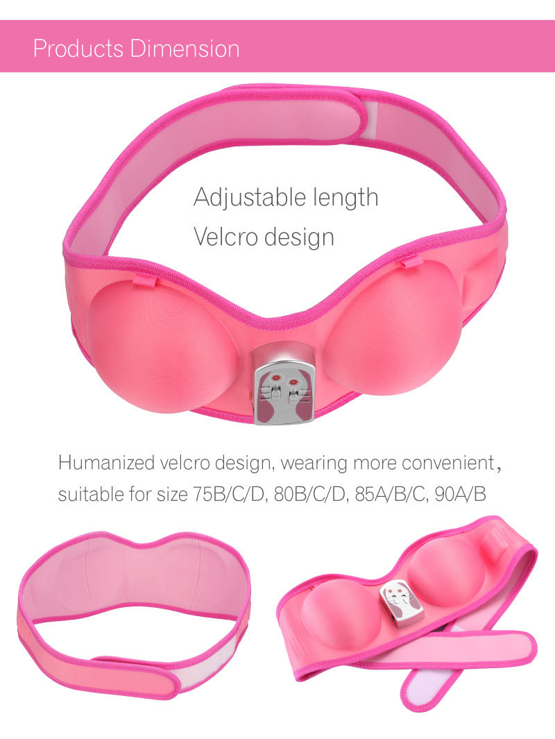 Micro-computerlized system.Rechargeable vibrating breast Massager.big breast medicine.Hot Sale Breast Enhancer.