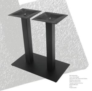 China Mild Steel Dining Table Legs Pedestal Powder Coated For Restaurant Furniture factory