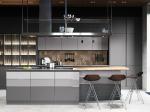 Kitchen Furniture Full Lacquer Kitchen Cabinets for Apartments