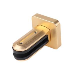 China Aluminum Alloy Glass Clamp for Pool Fence Glass Posts on Bridge Railings / Handrails factory