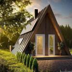 Outside Quick Concrete Tiny Log Cabin Kits Prefabricated Steel Ferro Cement