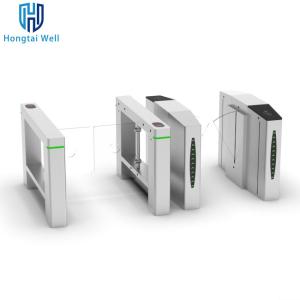 China Smart RFID Card Flap Turnstile Gate Pedestrian Access Control For Gym on sale