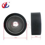 120*30*50mm Black Rubber Roller Feeding Wheel For Woodworking Two Sides Planer