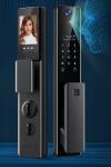 Home Security Smart Door Locks 3D Face Recognition Anti-Peeping Password